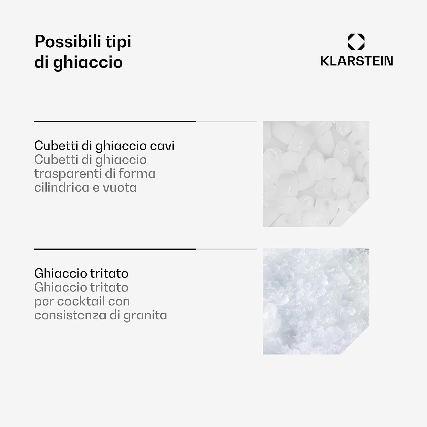 Macchina del ghiaccio dettagli