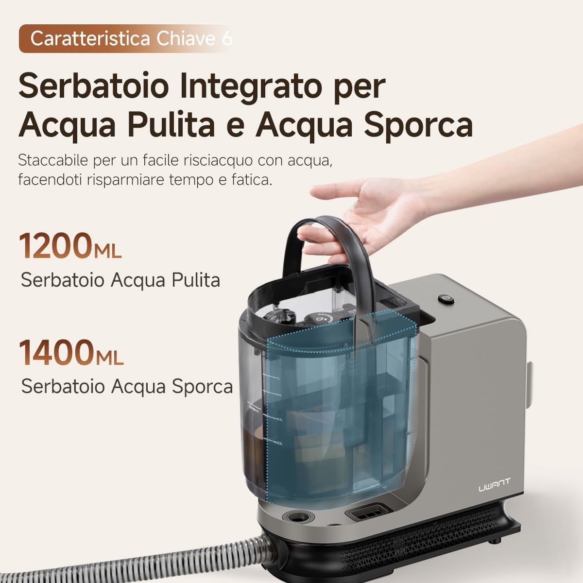 Pulizia profonda tessuti con vapore