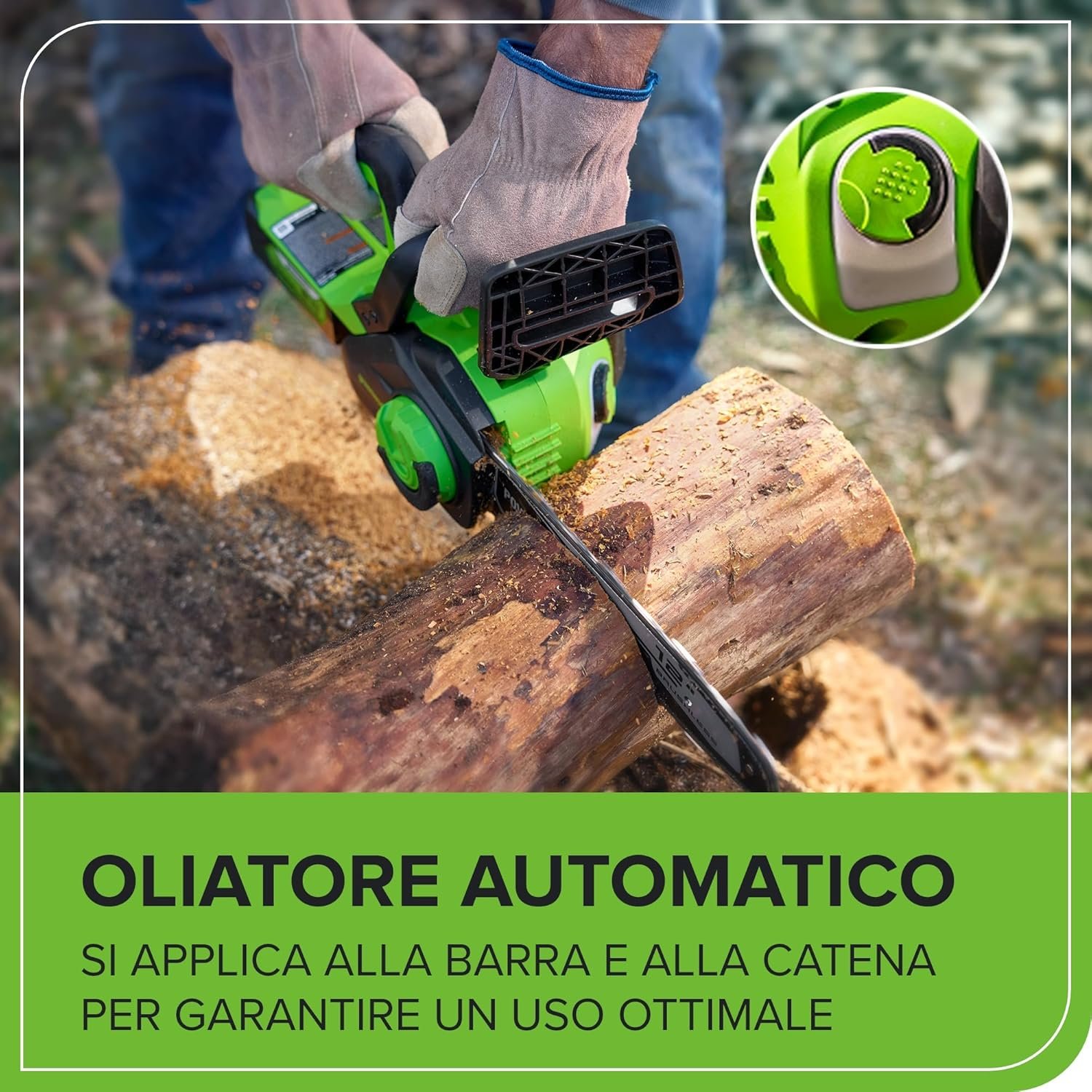 Greenworks GD24CS30 motosega a batteria 24V - immagine 6